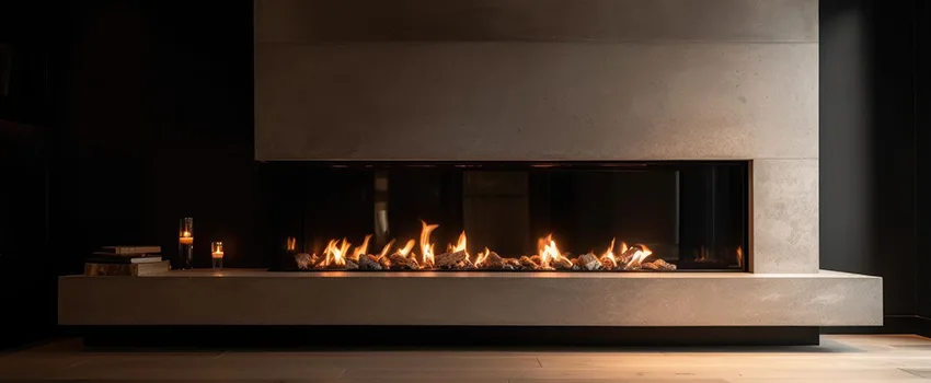 Gas Fireplace Ember Bed Design Services in Willowbrook, California