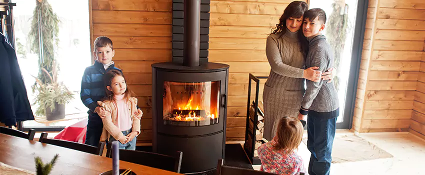 Morso Cast Iron Fireplace Insert Installation in Willowbrook, California