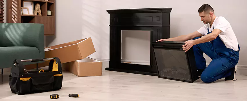 Old Rusted Metal Fireplace Repair And Replacement in Willowbrook, CA
