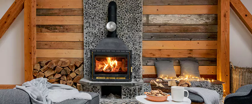 Thelin Hearth Products Direct Vent Gas Stove Fireplace Inspection in Willowbrook, California